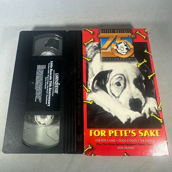 Little Rascals 75th Anniversary For Petes Sake VHS 1997 Classic - Picture 3 of 3